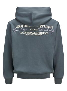 Sudadera Jack and Jones Islington blanco para hombre