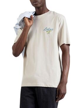 Camiseta Only and Sons Keane beige para hombre