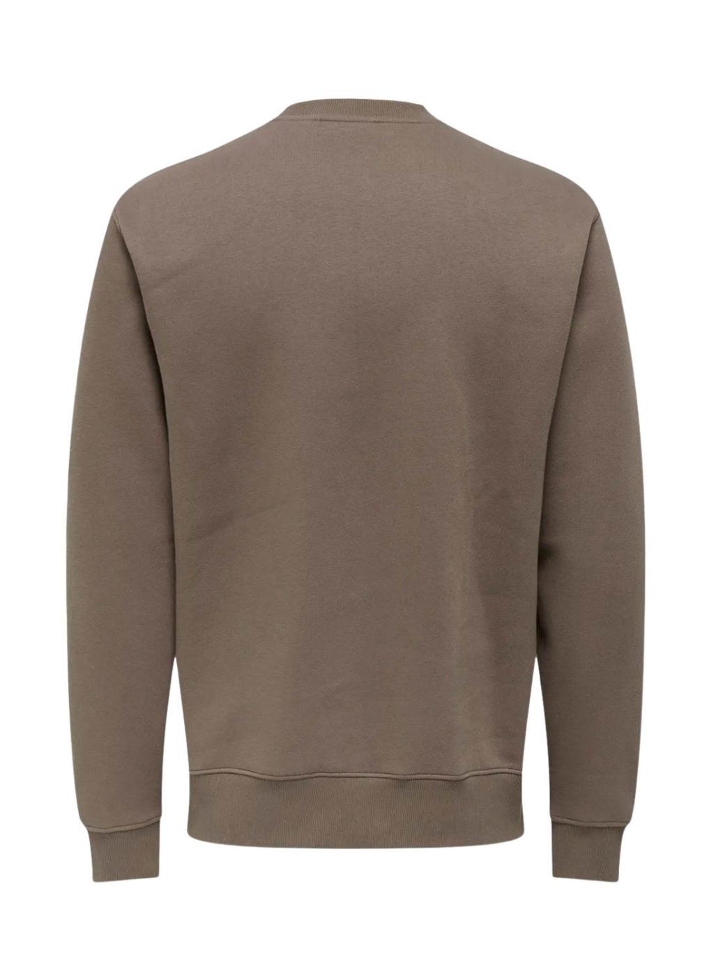 Sudadera Only and Sons Dawson marrón para hombre