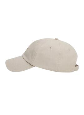 Gorra Tommy Jeans The Heritage beige para mujer