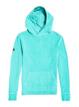 Sudadera Superdry Dry Hood Turquesa Hombre