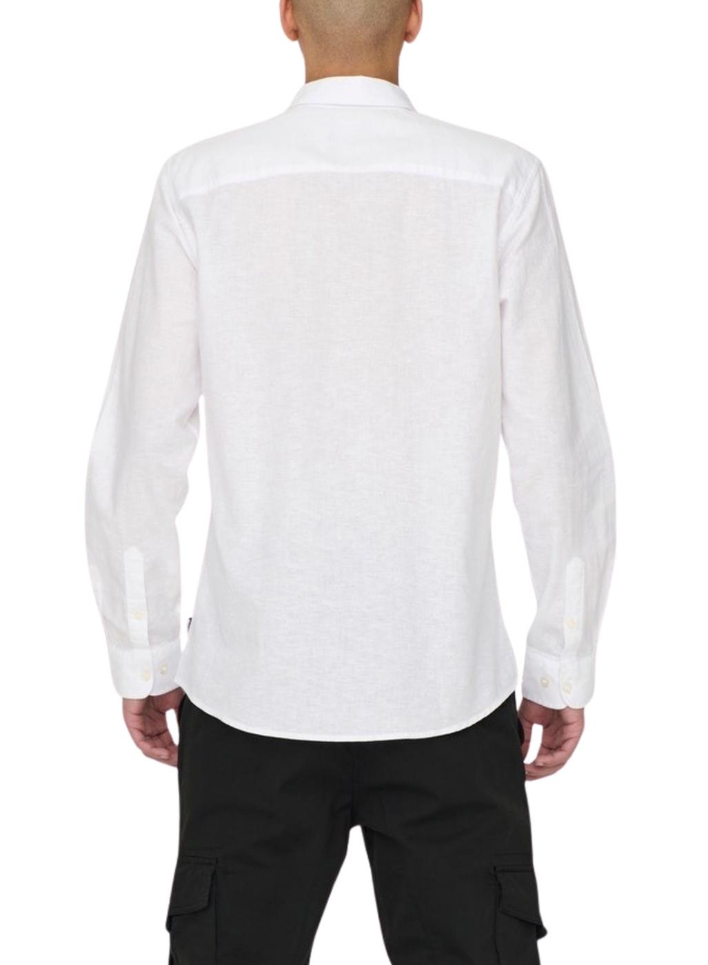 Camisa Only and Sons Caiden blanco para hombre