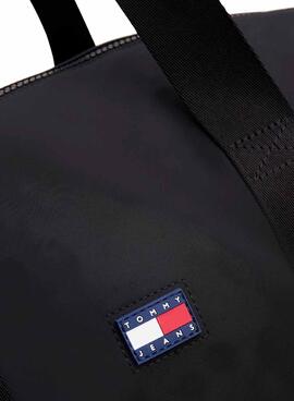 Bolso Tommy Jeans Urban Duffle deporte negro para mujer y hombre
