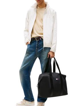 Bolso Tommy Jeans Urban Duffle deporte negro para mujer y hombre