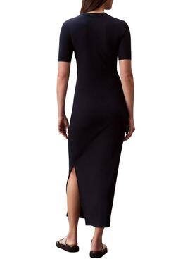 Vestido Calvin Klein Jeans Midi negro para mujer