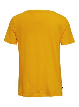 Camiseta Tommy Jeans Soft Amarillo Mujer