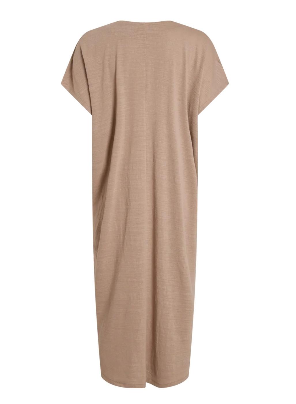 Vestido Vila Vibrielle camel para mujer