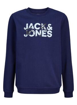 Sudadera Jack and Jones Styd azul para niño