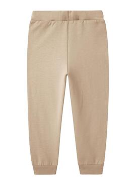 Pantalón Name It Seli beige para niño y niña