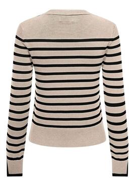 Jersey Only Kalana beige para mujer