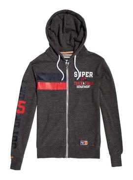 Sudadera Superdry Track and Field ZH Gris Hombre