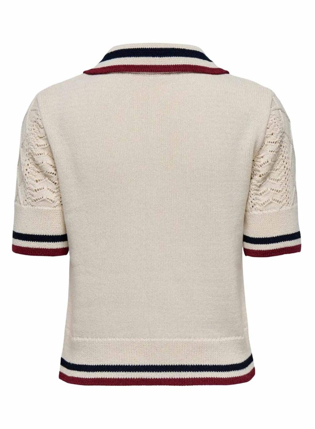 Polo Only Rosanna beige para mujer