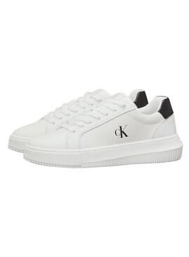 Zapatillas Calvin Klein Jeans Classic Cupsole blanco para mujer