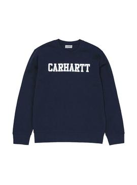 Sudadera Carhartt College Navy