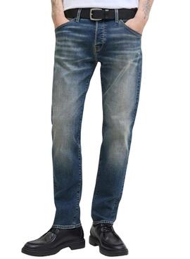 Pantalon Vaquero Jack and Jones Mike denim oscuro para hombre