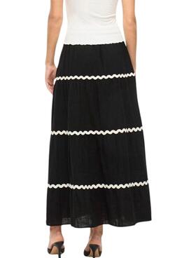 Falda Vila Manda negro para mujer