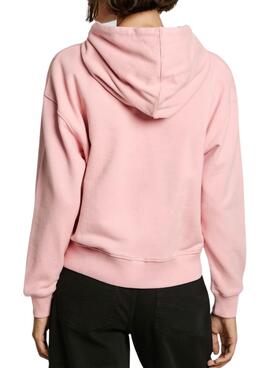 Sudadera Pepe Jeans Maddy rosa para mujer
