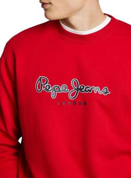 Sudadera Pepe Jeans Duke rojo para hombre