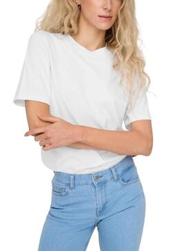 Camiseta Only Monja blanco para mujer