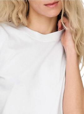 Camiseta Only Monja blanco para mujer