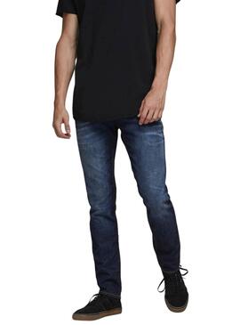 Pantalón vaquero Jack and Jones Tim dark para hombre