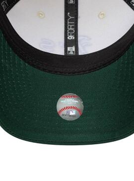Gorra New Era Oakland Athletics beige y verde