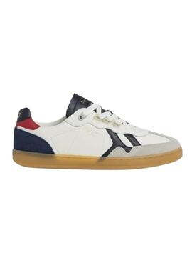 Zapatillas Pepe Jeans de piel blanco para hombre