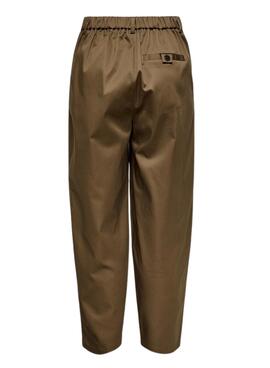 Pantalones Only Casil marrón para mujer