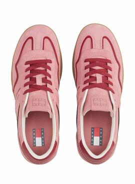 Zapatillas Tommy Jeans Greenwich frambuesa para mujer