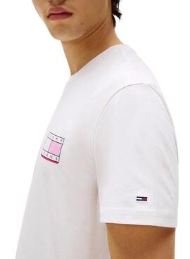 
Camiseta Tommy Jeans Slim Pop blanco para hombre