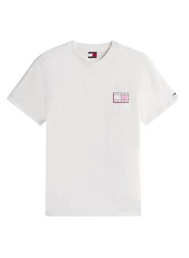 
Camiseta Tommy Jeans Slim Pop blanco para hombre