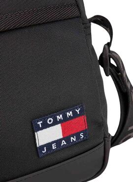 Bolso bandolera Tommy Jeans Essential negro para hombre
