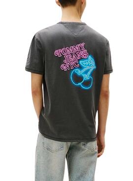 Camiseta Tommy Jeans Novelty gris para hombre