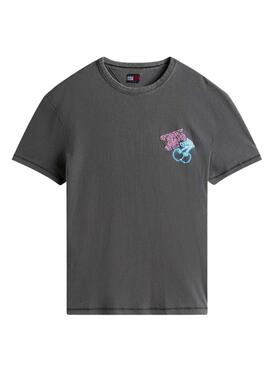 Camiseta Tommy Jeans Novelty gris para hombre