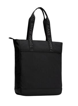 Bolso tote Tommy Jeans Essential Daily negro para mujer