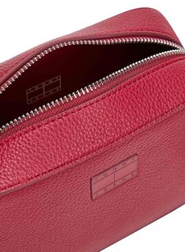 Bolso Tommy Jeans Must Camera Bag rojo para mujer