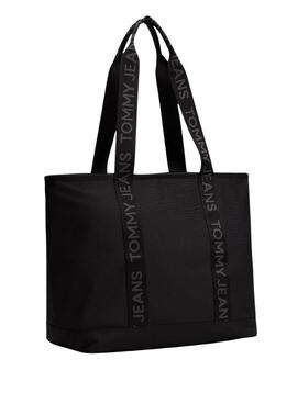 Bolso tote Tommy Jeans Daily Tote negro para mujer