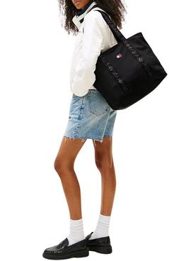 Bolso tote Tommy Jeans Daily Tote negro para mujer