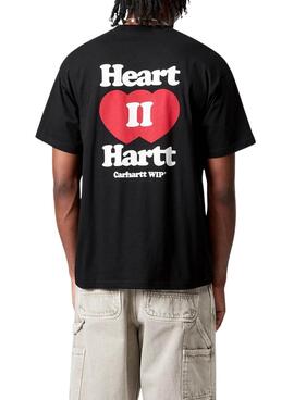Camiseta Carhartt Heart negro para hombre