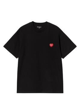 Camiseta Carhartt Heart negro para hombre