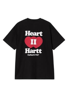 Camiseta Carhartt Heart negro para hombre