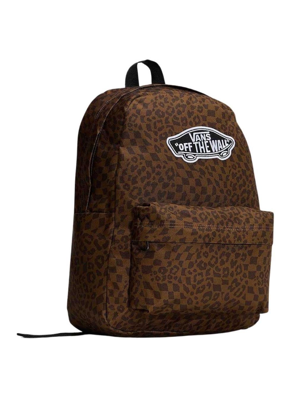 Mochila Vans Old Skool animal print marrón para mujer y hombre