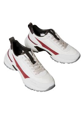 Zapatillas Calvin Klein Jeans Hike Runner blanco para mujer