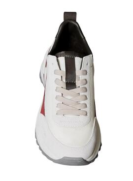 Zapatillas Calvin Klein Jeans Hike Runner blanco para mujer