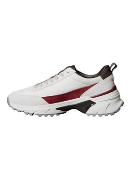 Zapatillas Calvin Klein Jeans Hike Runner blanco para mujer