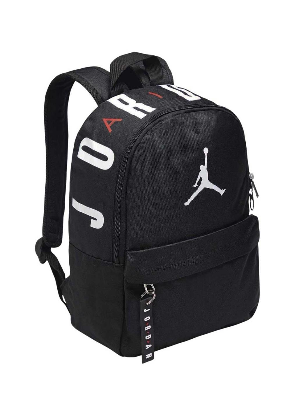 Mochila Air Jordan mini negro para niños
