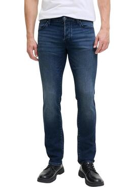 Pantalón vaquero Jack and Jones Glenn azul para hombre