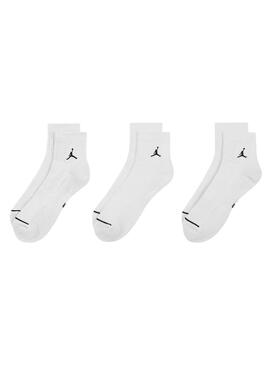 Pack tres pares de calcetines Jordan Everyday blanco para hombre