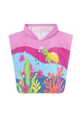 Toalla Mayoral Fucsia multicolor para niña