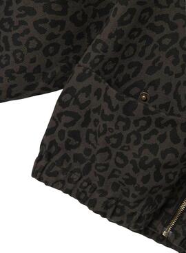 Chaqueta Name It Lela leopardo para niña